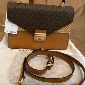 Michael Kors Crossbody with Gold Chain